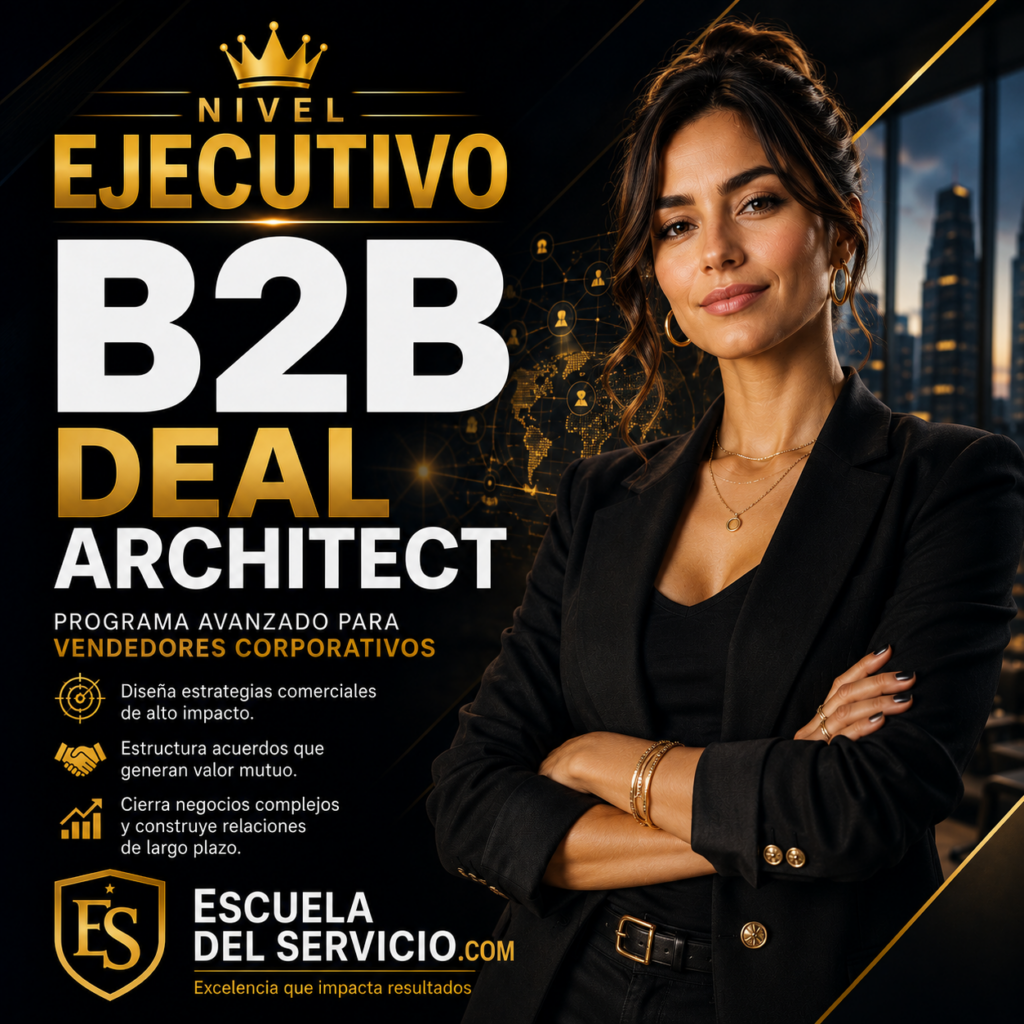 Vendedor Profesional "Ejecutivo B2B Business Solver" - Programa Avanzado de Entrenamiento de Vendedores Corporativos