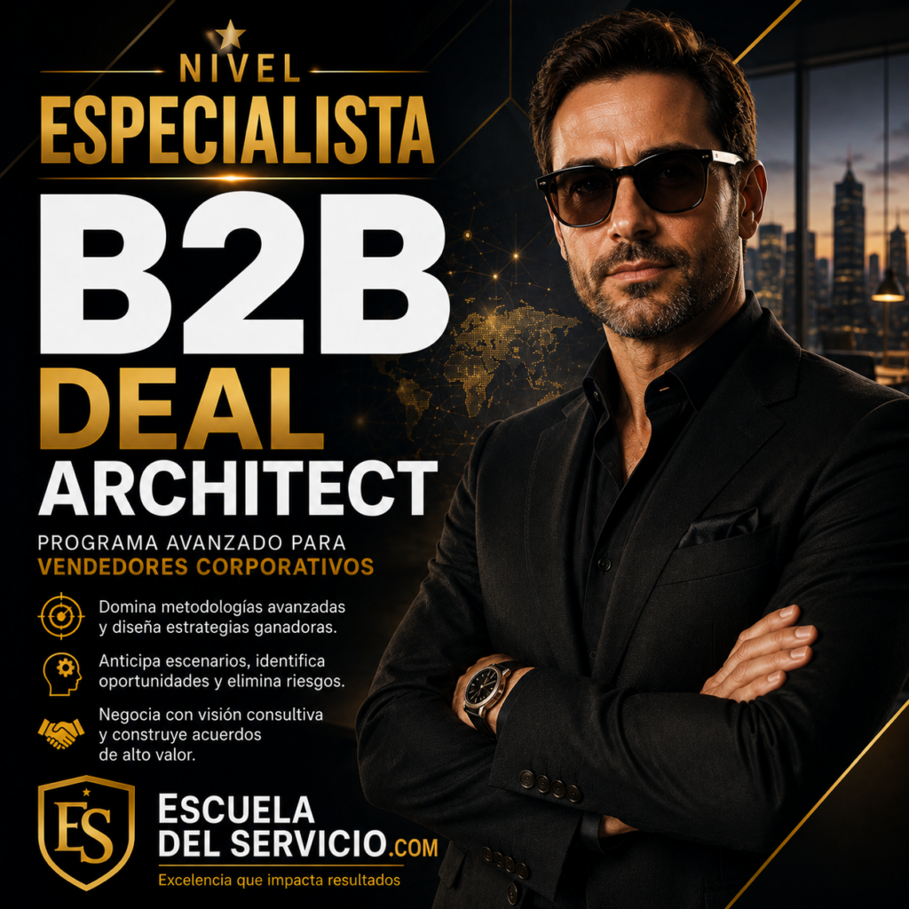Vendedor Profesional "Especialista B2B Business Solver" - Programa Avanzado de Entrenamiento de Vendedores Corporativos